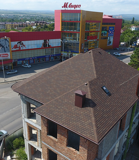 Гибкая черепица, серия PREMIUM, коллекция ЖЕНЕВА, цвет Арахис - 7