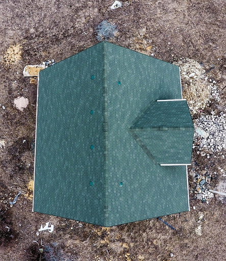 Гибкая черепица, серия STANDARD, коллекция КОЛЬЧУГА, цвет Зеленый - 9