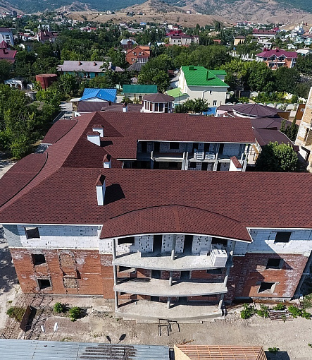 Гибкая черепица, серия STANDARD, коллекция СОТА, цвет Красный - 4