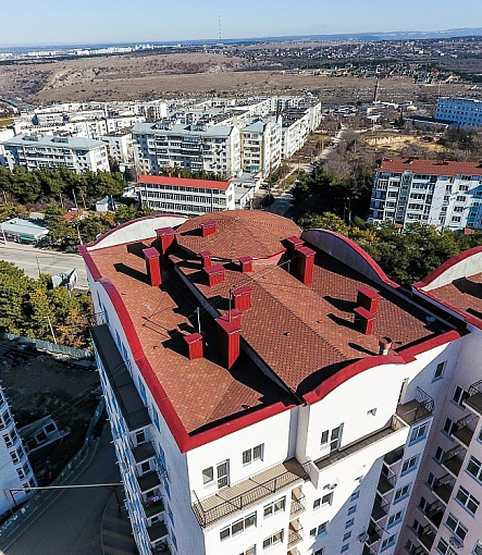 Гибкая черепица, серия STANDARD, коллекция СОТА, цвет Красный - 2