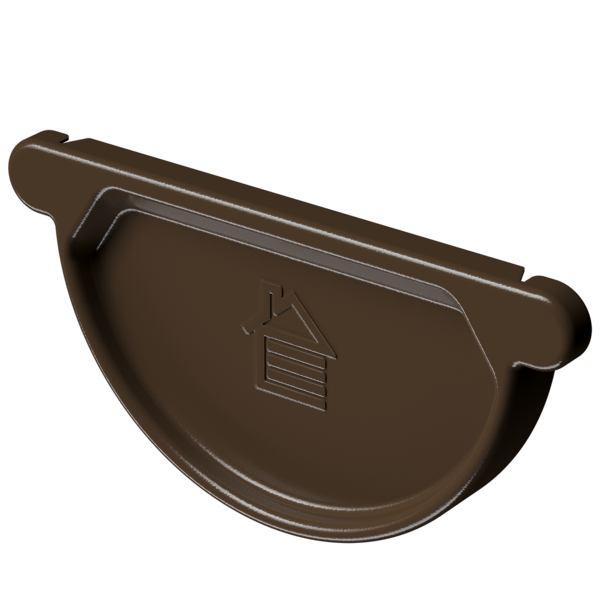 Заглушка желоба Stal Standard, коричневый - 1